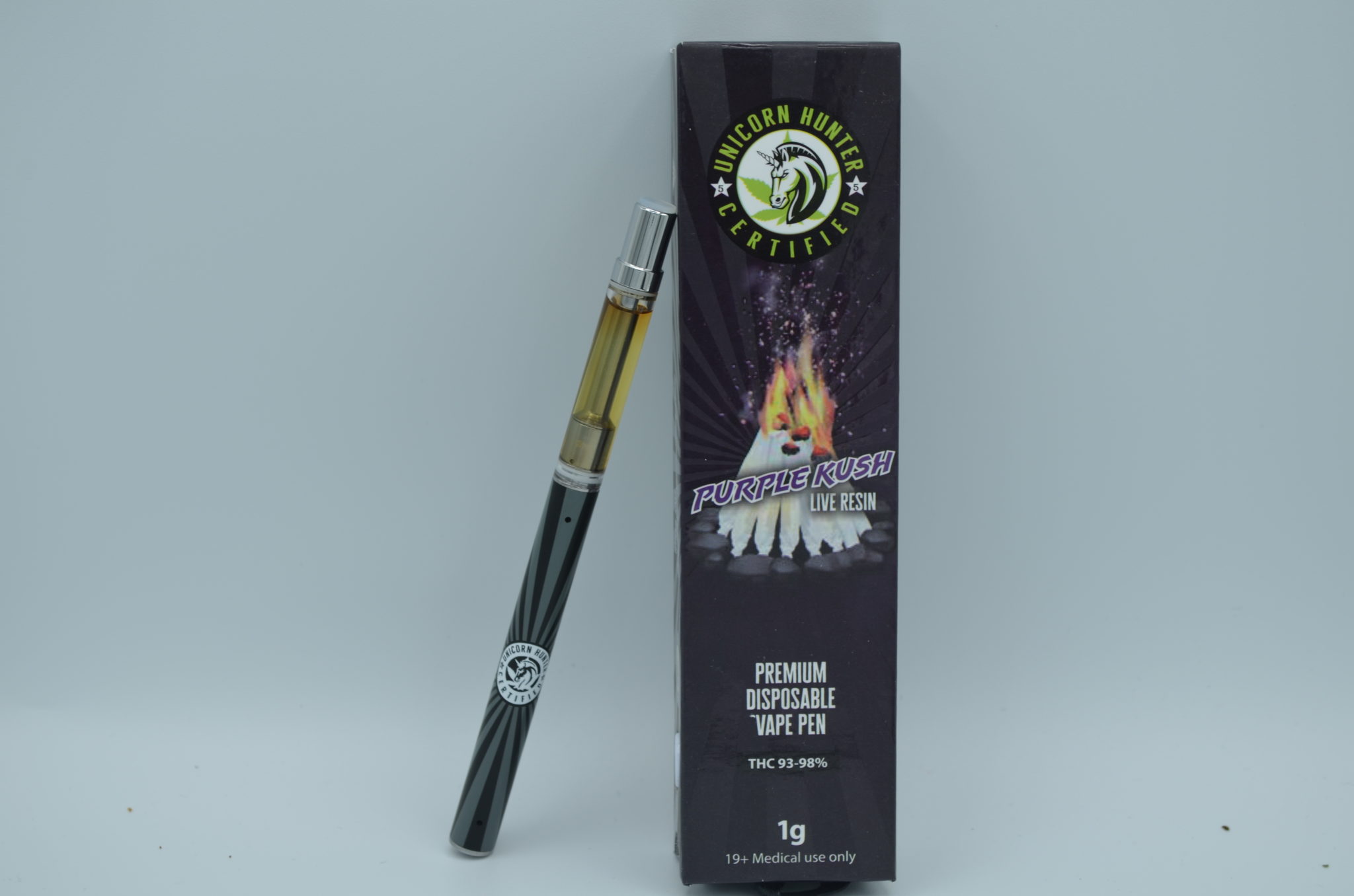 Unicorn Hunter | Purple Kush Disposable Vape Pen – THC HERBALIST