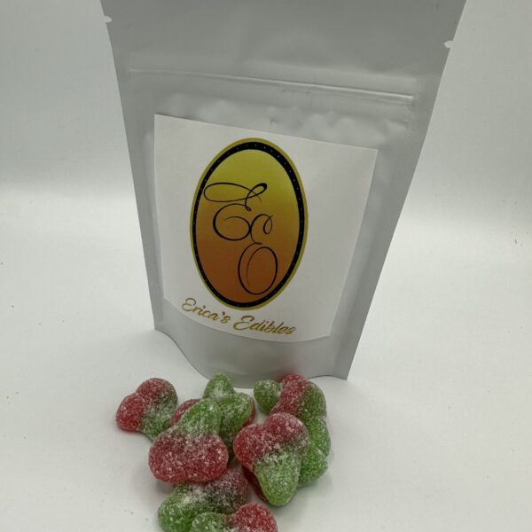 Erica's Edibles | Sour Cherry Gummies | 500MG THC