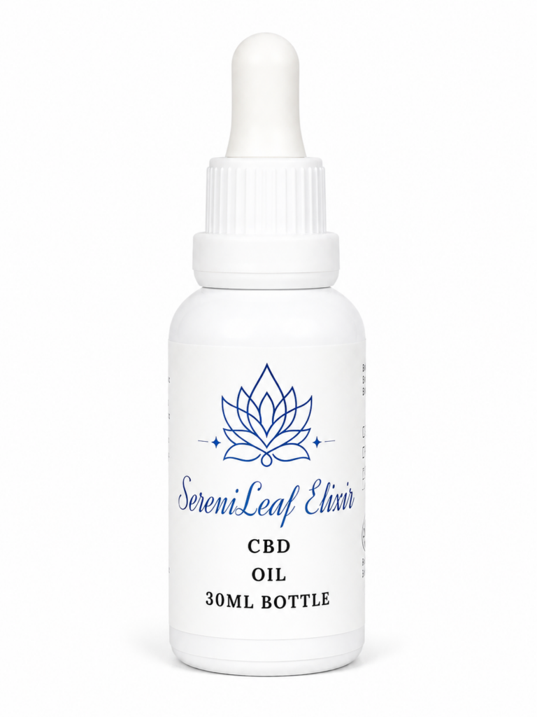 SereniLeaf 3000mg CBD Tincture 30mL CBD oil bottle