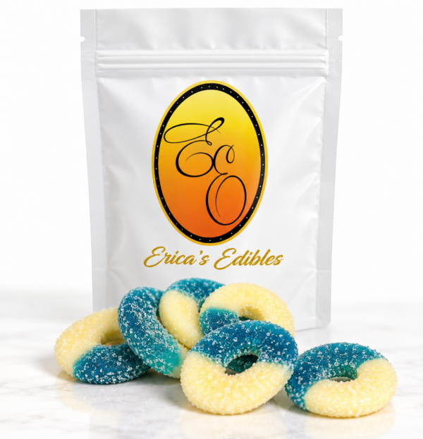 Blue Raspberry Rings Gummies