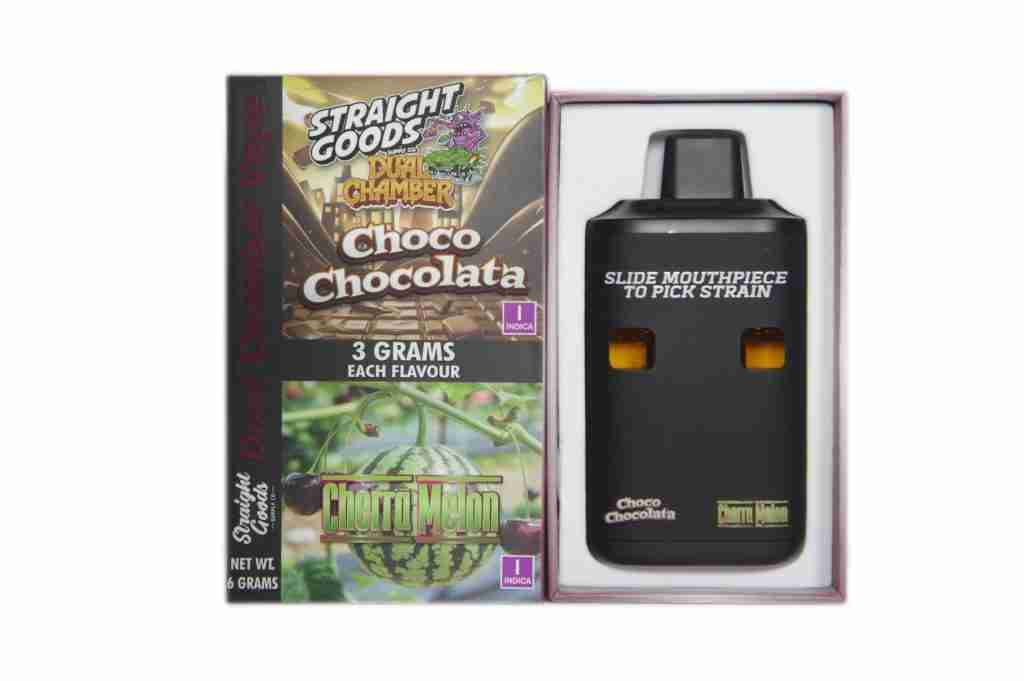 Straight Goods Supply Co. | Choco Chocolate + Cherra Melon | Duel Chamber 6G Vape