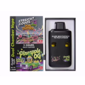 Straight Goods Supply Co. | Strawberry Mimosa + Pineapple OG | Duel Chamber 6G Vape