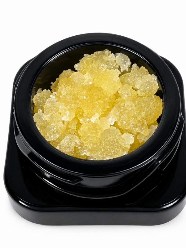 West Coast Cure Lava Cake Live Resin 3.5G in black concentrate jar