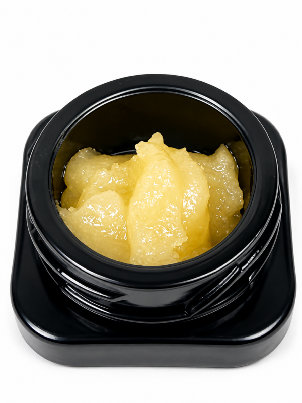 West Coast Cure Kiwi Live Resin 3.5G in black concentrate jar