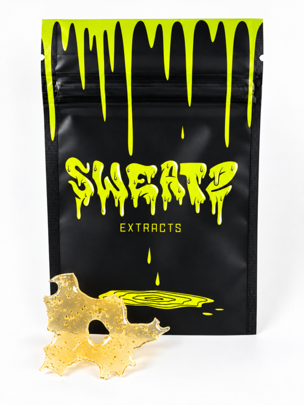 SWEATZ Island Pink Shatter 1G cannabis concentrate