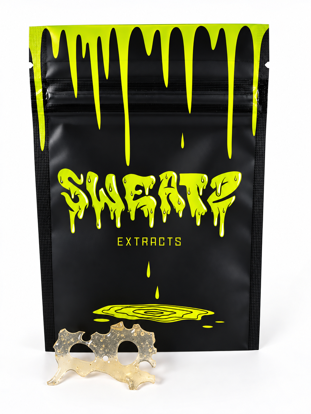 SWEATZ Rockstar Platinum Shatter 1G cannabis concentrate