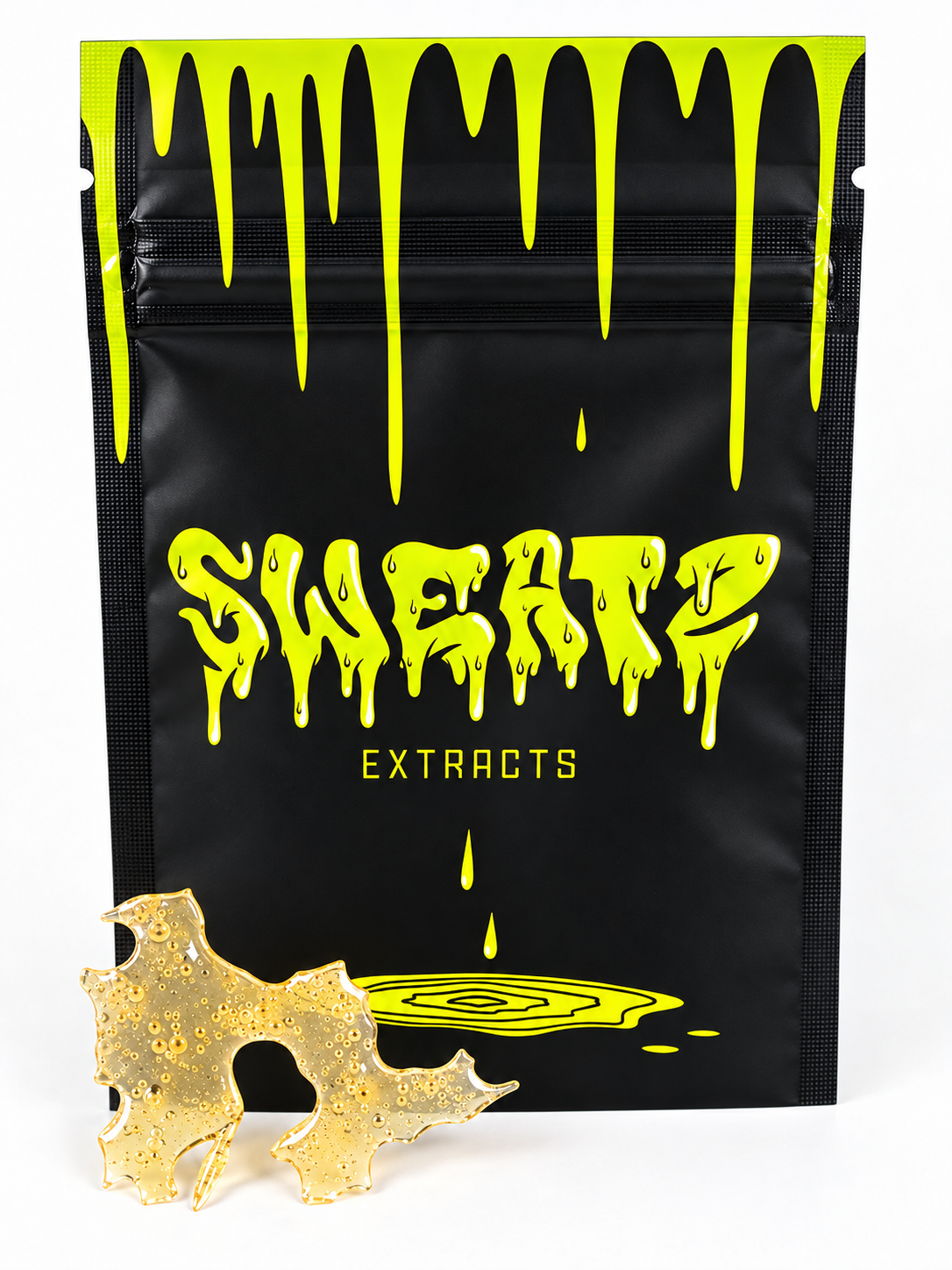 Golden SWEATZ Shatter 1G cannabis concentrate