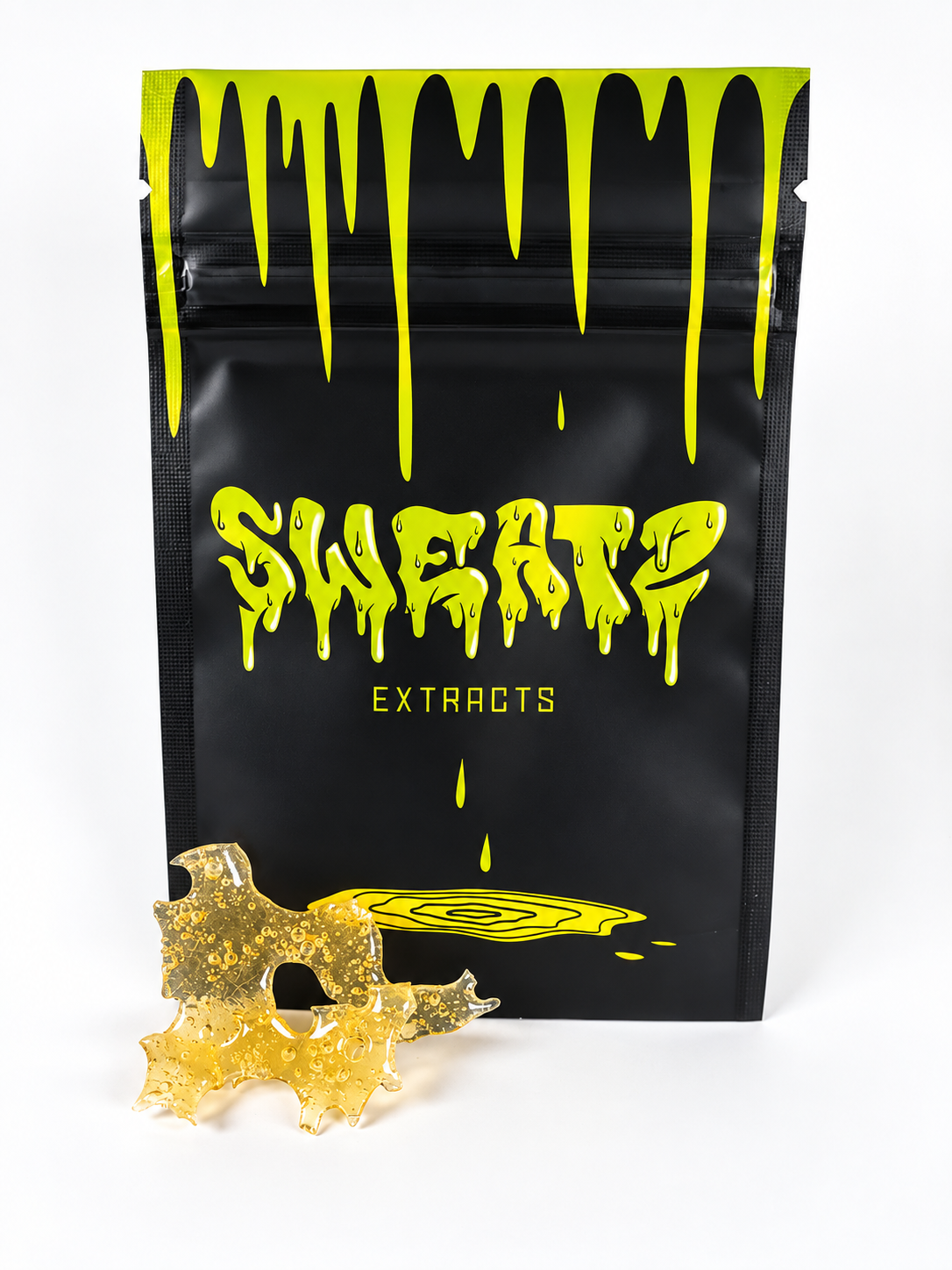 SWEATZ Green Crack Shatter 1G cannabis concentrate