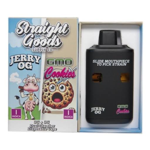 Straight Goods Supply Co. | Jerry OG + GMO Cookies  | Duel Chamber 6G Vape